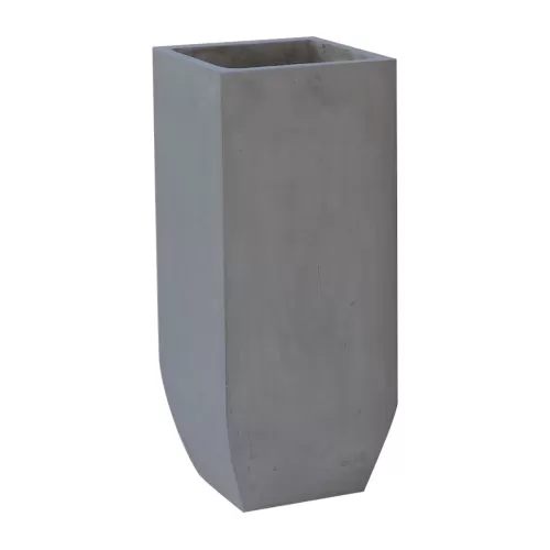 Flower Pot-1  Cement Grey 25X25X60Cm 25x25x60cm