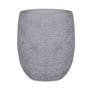 Flower Pot-8 Απόχρωση Light Grey Wash Φ35x39cm