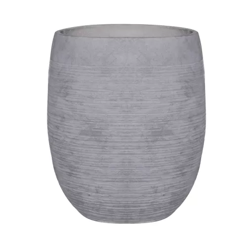 Flower Pot-8 Απόχρωση Light Grey Wash Φ35x39cm