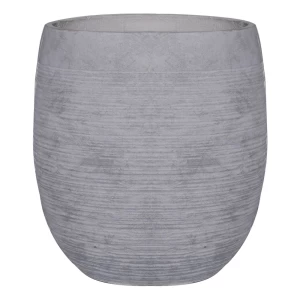Flower Pot-8 Απόχρωση Light Grey Wash Φ48x52cm