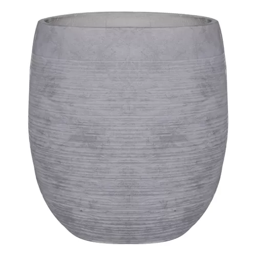 Flower Pot-8 Απόχρωση Light Grey Wash Φ48x52cm