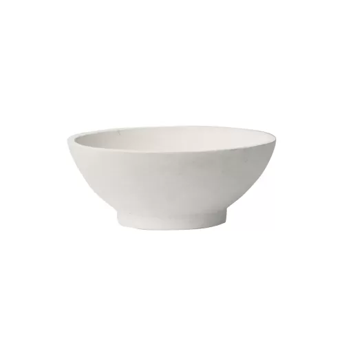 Flower Pot-9 Απόχρωση Milk White Φ45x18cm