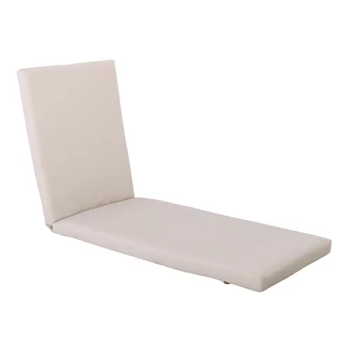 Sunlounger Μαξιλάρι Ξαπλώστρας Ύφασμα Sandy Water Repellent, Foam+Polyester Φερμουάρ-Velcro 196(78+118)x60x7cm