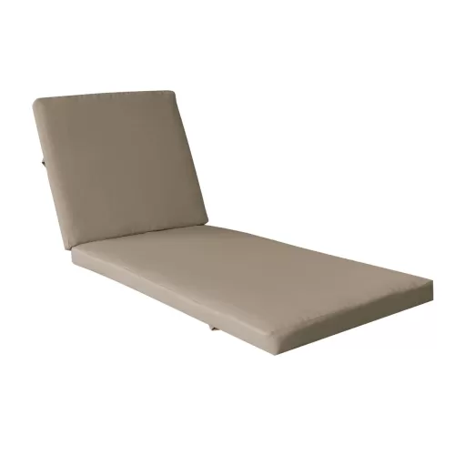 Verano Μαξιλάρι Ξαπλώστρας (A) Ύφασμα Cappuccino Water Repellent Με Φερμουάρ - Velcro 208(76+132)x69/8cm