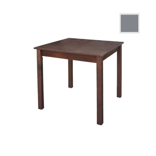 Ταβέρνας Τραπέζι Λυόμενο Οξιά - Κόντρα Πλακέ, Βαφή Εμποτισμού Λάκα Γκρι 70x70x75cm