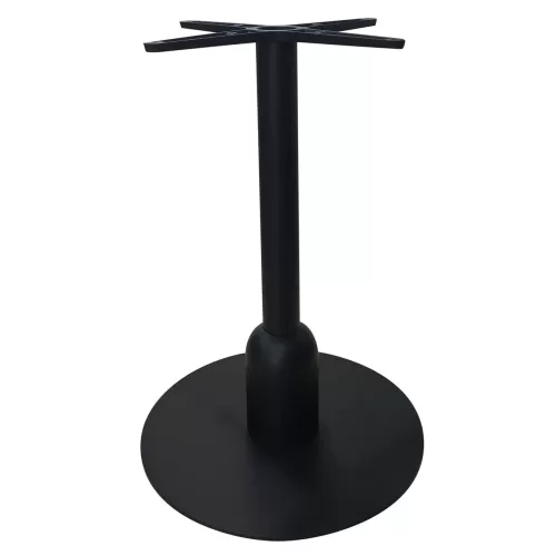 Borg Βάση Τραπεζιού Μέταλλο Βαφή Μαύρο (18,10Kg) Φ50cm H.72cm