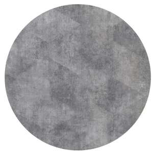 Hpl (High Pressure Laminated) Επιφάνεια Τραπεζιού Απόχρωση Cement, Uv Φ70cm/12mm