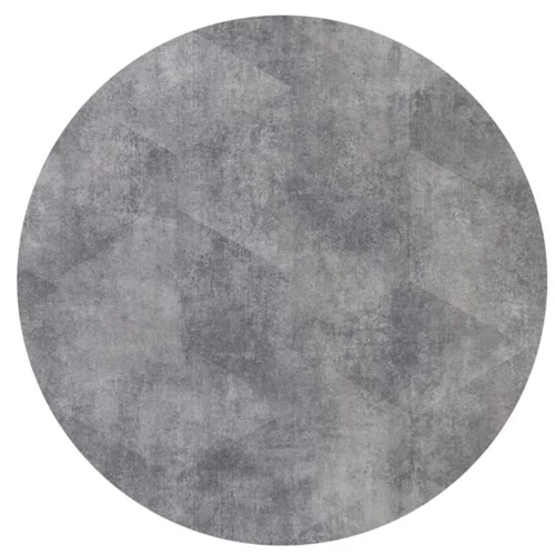 Hpl (High Pressure Laminated) Επιφάνεια Τραπεζιού Απόχρωση Cement, Uv Φ70cm/12mm