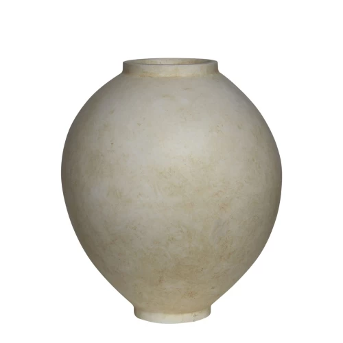 Vase-1 Βάζο Cement, Απόχρωση Beige Φ48X55Cm Φ48x55cm