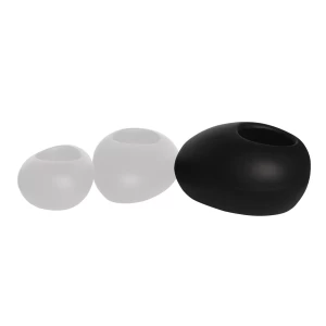 Flower Pot-Rock 56X43X29Cm, Cement Απόχρωση Black 56x43x29cm