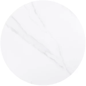 Επιφάνεια Μάρμαρο Sintered Stone, Απόχρωση White Marble (Mdf Για Στήριξη Βάσης) Φ60cm/11mm