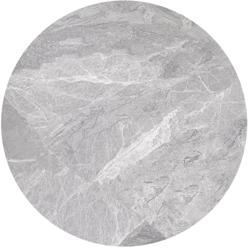 Επιφάνεια Μάρμαρο Sintered Stone, Απόχρωση Grey Marble (Mdf Για Στήριξη Βάσης) Φ60cm/11mm