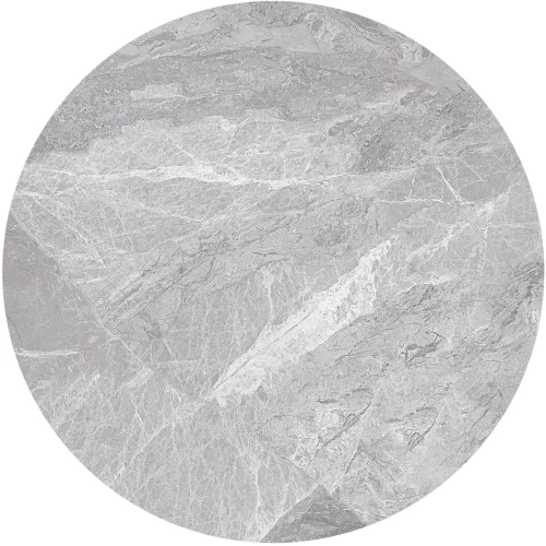 Επιφάνεια Μάρμαρο Sintered Stone, Απόχρωση Grey Marble (Mdf Για Στήριξη Βάσης) Φ70cm/11mm