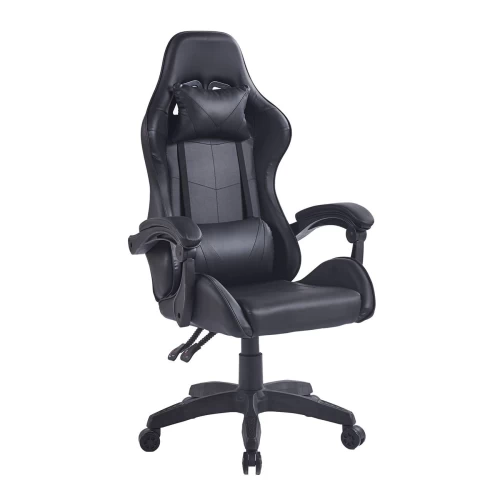 Bf7850 Gaming Πολυθρόνα Γραφείου Διευθυντή Pu Μαύρο 63x70x117/127cm