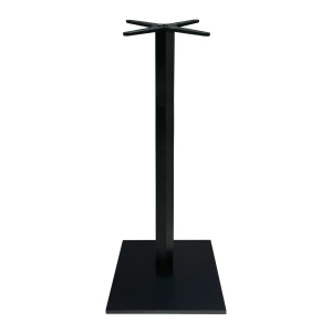 Prato-W Βάση Τραπεζιού Bar 45X45Cm H.93Cm Μέταλλο Βαφή Μαύρο Με Ρεγουλατόρο / 12,50Kg 45x45 H.93cm