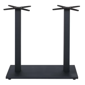 Prato-W Βάση Τραπεζιού Bar 70X40Cm H.93Cm Μέταλλο Βαφή Μαύρο Με Ρεγουλατόρο/ 18Kg 70x40 H.93cm