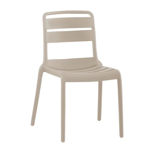 Serenata Καρέκλα, Στοιβαζόμενη Pp - Uv Cappuccino 45x58x81cm