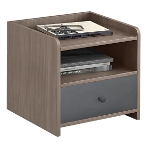Orient Κομοδίνο Με 1 Συρτάρι, Απόχρωση Sonoma Oak-Grey 43x40x49cm