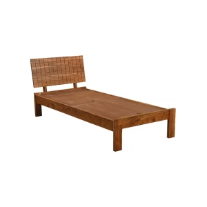 Capital Κρεβάτι Μονό, Για Στρώμα 90X200Cm, Ακακία Φυσικό 94x205x72cm