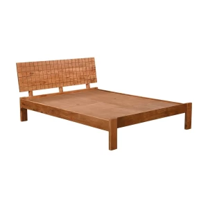 Capital Κρεβάτι Διπλό, Για Στρώμα 150X200Cm, Ακακία Φυσικό 154x205x72cm