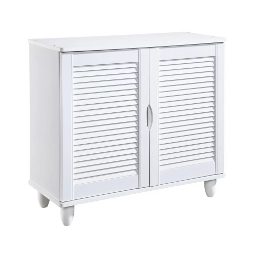 Παπουτσοθήκη 2 Πόρτες Απόχρωση Άσπρο 77x33x70cm