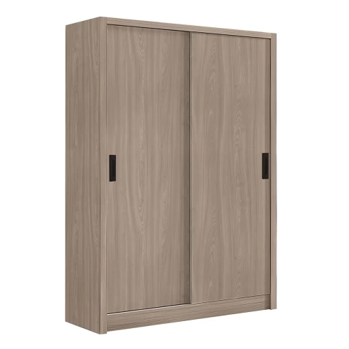 Vanity Ντουλάπα Δίφυλλη - Συρόμενη, Απόχρωση Sonoma Oak 120x60x200cm