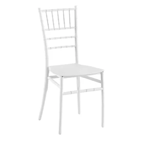 Ilona-W Καρέκλα Εστίασης - Catering Στοιβαζόμενη Pp Άσπρο 39x47x89cm