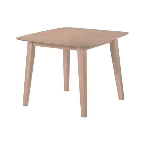 Dom Τραπέζι, Mdf Απόχρωση Oak 80x80x74cm