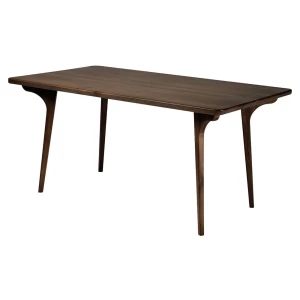 Avery Τραπέζι Τραπεζαρίας, Απόχρωση Καρυδί 150x90x75cm