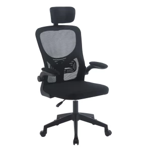 Bf3055 Πολυθρόνα Γραφείου- Διευθυντή, Mesh Μαύρο 60x49x110/120cm
