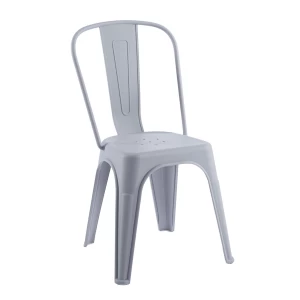 Relix Pp Καρέκλα Στοιβαζόμενη, Pp Απόχρωση Γκρι 47x47x86cm