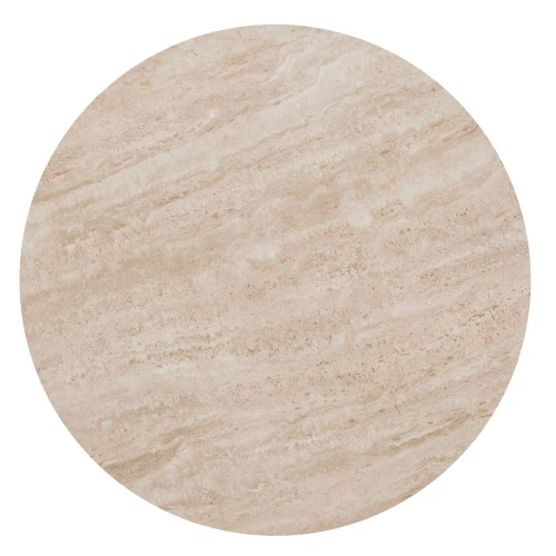 Επιφάνεια Μάρμαρο Sintered Stone, Απόχρωση Travertine Marble (Mdf Για Στήριξη Βάσης) Φ60cm/11mm