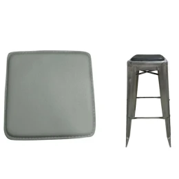 Relix Κάθισμα Για Σκαμπό, Pvc Γκρι (Μαγνητικό) 27x27cm