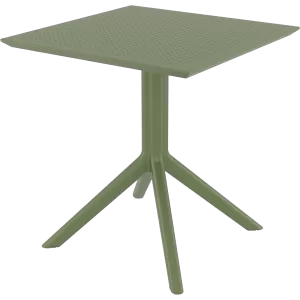 SKY OLIVE GREEN 70X70X74εκ. ΤΡΑΠΕΖΙ ΠΟΛ/ΝΙΟΥ