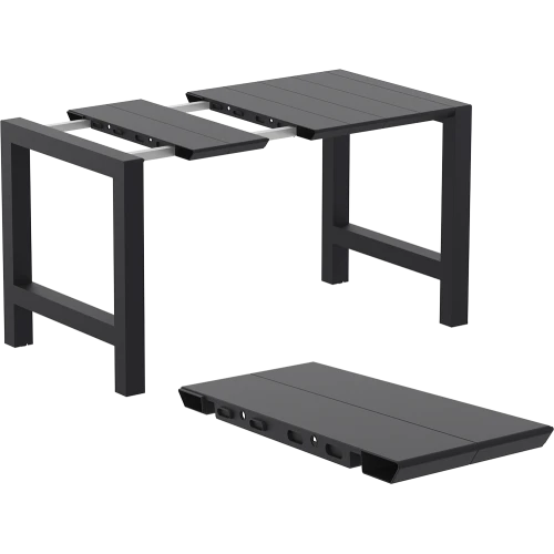VEGAS BAR BLACK 100X100/140εκ. ΕΠΕΚΤ. ΠΟΛ/ΝΙΟΥ
