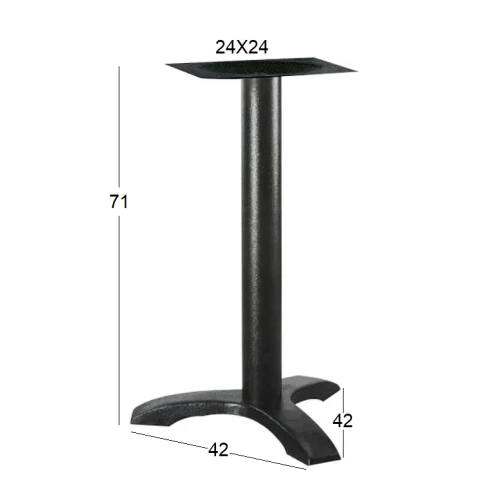ASTOR 3ΝΥΧΗ 42Χ42Χ71εκ.(Π/Ρ)ΒΑΣΗ ΜΑΝΤΕΜΙ ΜΕ ΡΕΓ/ΡΟΥΣ ΜΑΥΡΗ