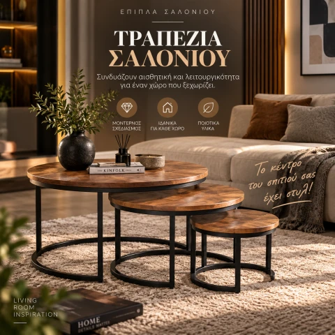 Τραπέζια σαλονιού