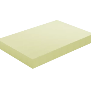 Φύλλο Αφρολέξ Μασίφ 1000 Σκληρότητα Medium - Κίτρινο 120 X 220 x (2 εώς 30 εκ.)