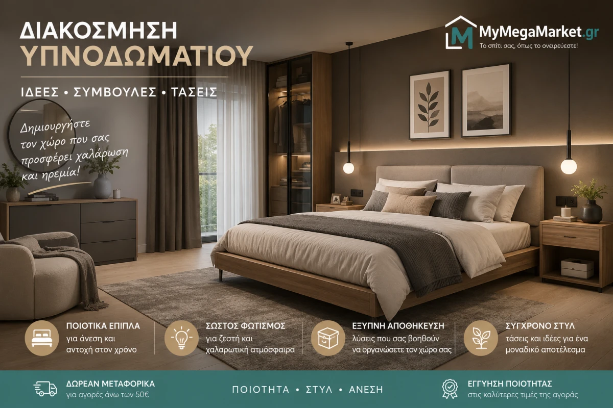 Διακόσμηση Υπνοδωματίου: Ιδέες, Συμβουλές & Σύγχρονες Τάσεις