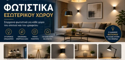 Φωτιστικά – Ο Πλήρης Οδηγός για τον Ιδανικό Φωτισμό σε Κάθε Χώρο του Σπιτιού
