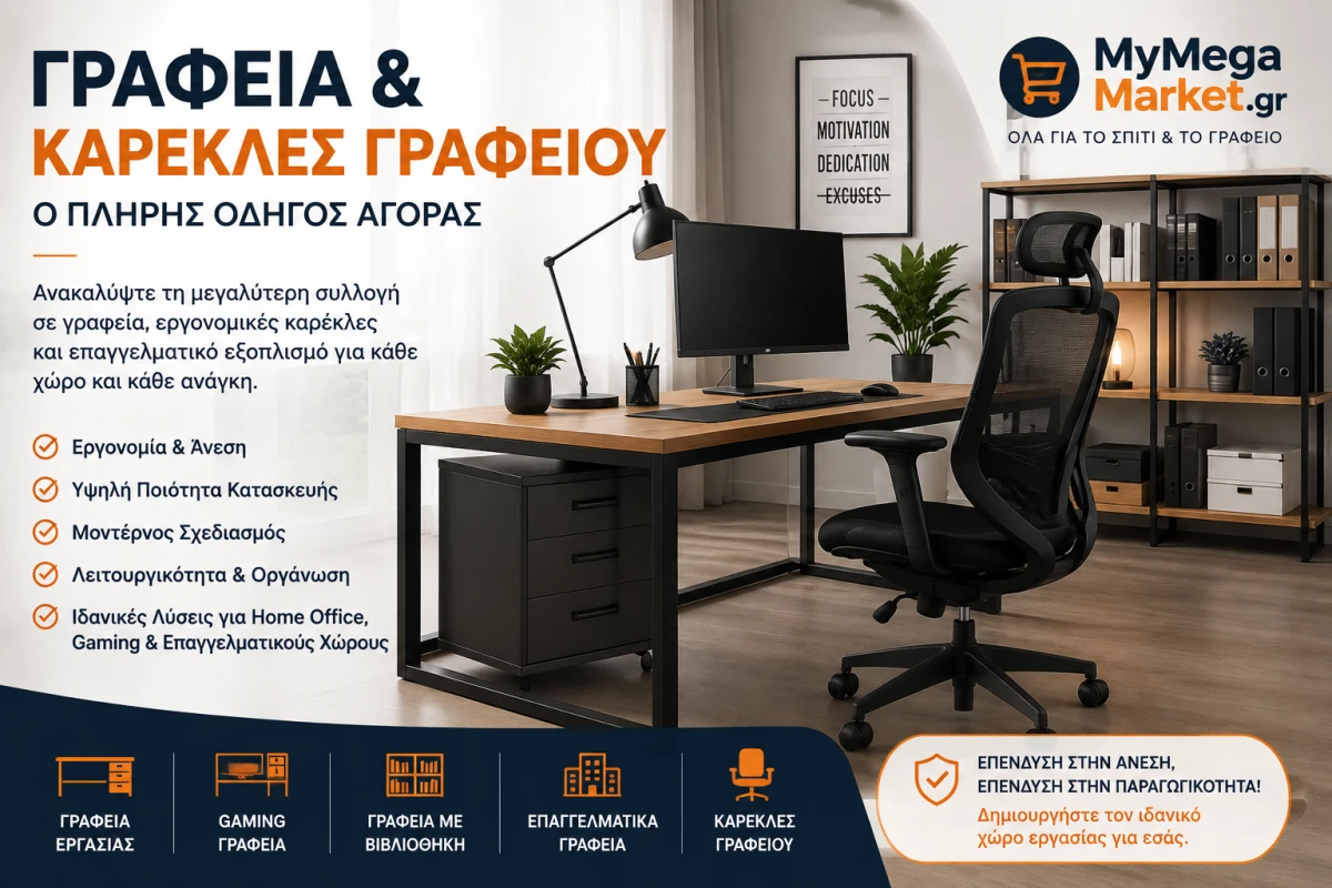 Γραφεία & Καρέκλες Γραφείου | Πλήρης Οδηγός Αγοράς