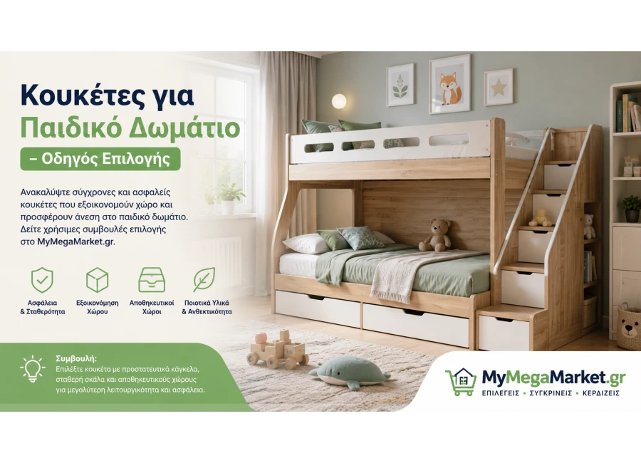 Κουκέτες για Παιδικό Δωμάτιο | Οδηγός Αγοράς & Συμβουλές Επιλογής