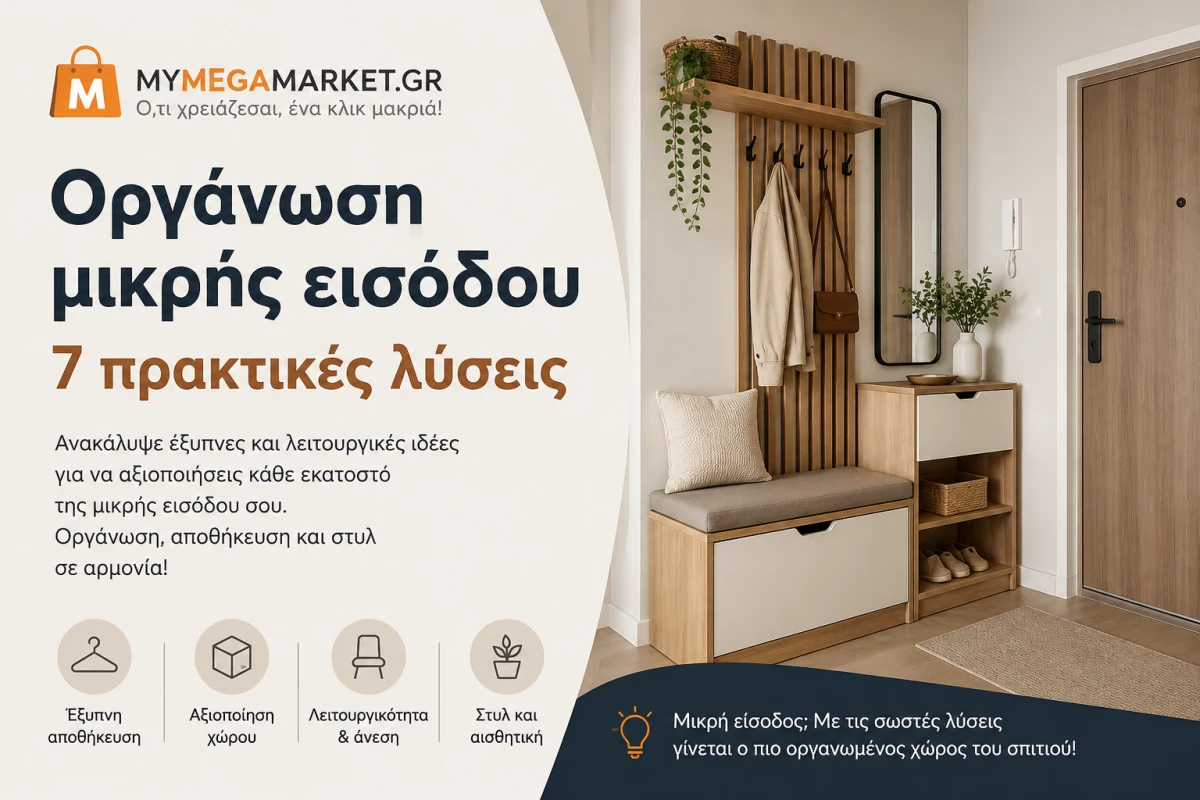 Οργάνωση μικρής εισόδου με 7 πρακτικές λύσεις