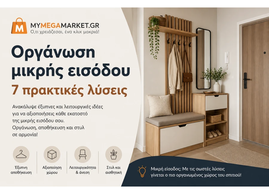 Οργάνωση μικρής εισόδου με 7 πρακτικές λύσεις