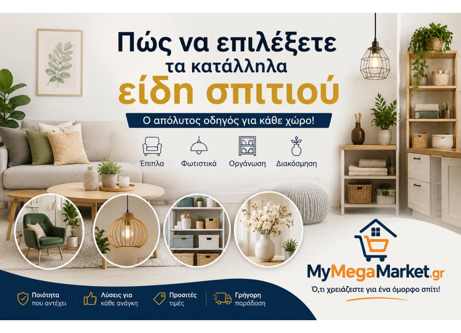 Πώς να Επιλέξετε τα Κατάλληλα Είδη Σπιτιού | Οδηγός Αγοράς