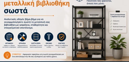 Πώς συναρμολογώ μεταλλική βιβλιοθήκη σωστά