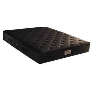 Ανατομικό Στρώμα Ύπνου -E040 Black Cool Max Memory Gel Hyper Soft Royal Latex High Pocket 130X190X34/36cm