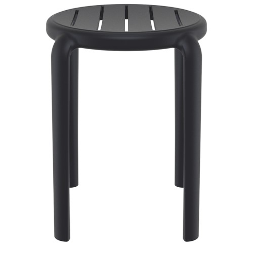 TOM 45εκ. ΣΚΑΜΠΟ BLACK ΠΟΛ/ΝΙΟΥ 34X34X45εκ.