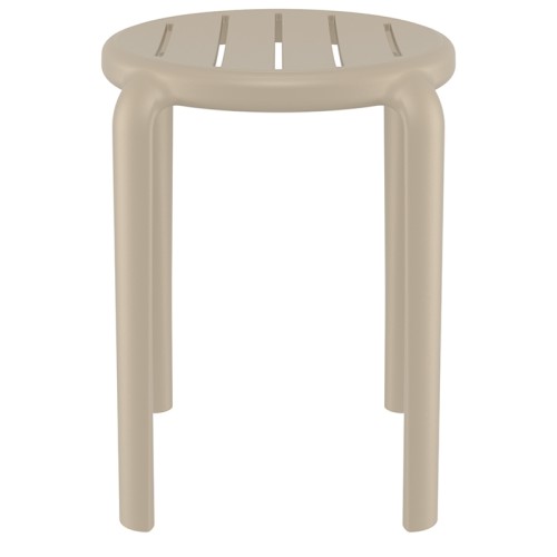 TOM 45εκ. ΣΚΑΜΠΟ TAUPE ΠΟΛ/ΝΙΟΥ 34X34X45εκ.