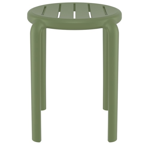 TOM 45εκ. ΣΚΑΜΠΟ OLIVE GREEN ΠΟΛ/ΝΙΟΥ 34X34X45εκ.
